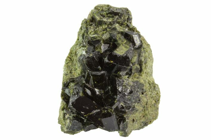 Epidote Crystal Cluster - Peru #98940